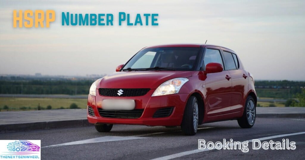 HSRP Number Plate Booking Details